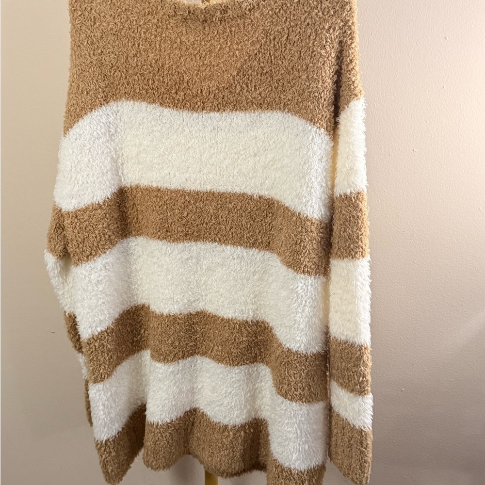 Talbots Plus Cozy Striped Teddy Sweater 2X - Picture 9 of 9